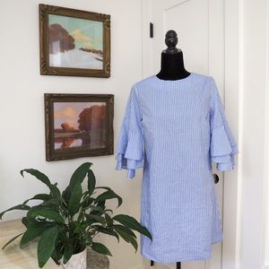 BLEUH CIEL Pinstripe Dress